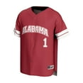 thumbnail image 2 of Unisex GameDay Greats #1 Crimson Alabama Crimson Tide Lightweight Collegiate Baseball Fashion Jersey, 2 of 4