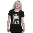 thumbnail image 4 of Taco Belle Mexican Fast Food Funny Womens Fitted Plus Size Graphic Tee Brisco Brands 2X, 4 of 5