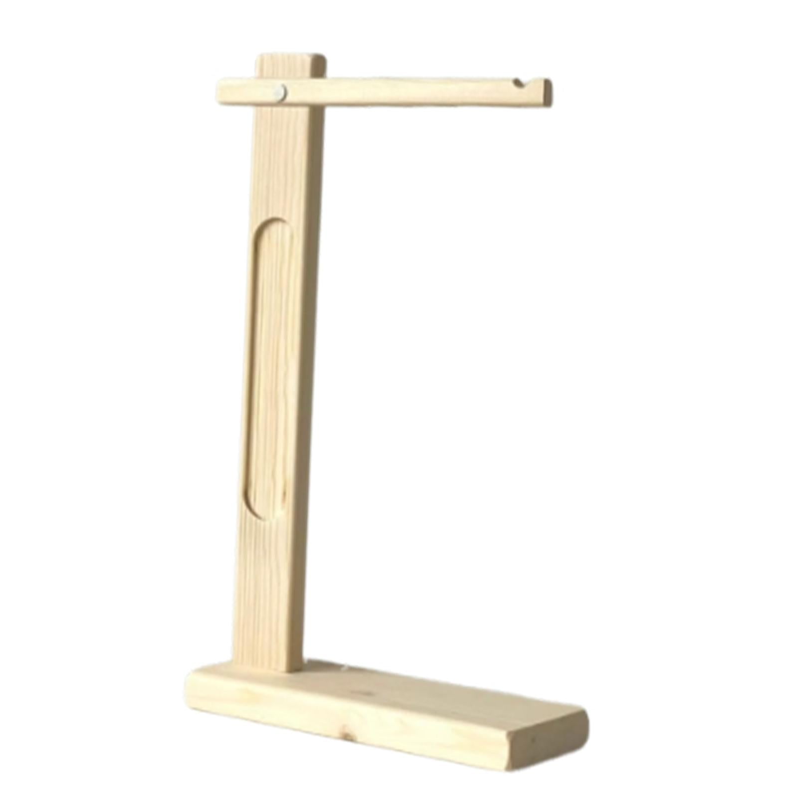 simhoa Wind Chime Stand Hanger Elegant Decorative Windchime Holder Hanging Rack for Pendant Necklace Accessories Sturdy Room Desktop Wood Color