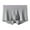 Gray, variant on Xuety Underwear for men Chafe Proof Mens Boxer Briefs Ultra Soft Modal Fabric Separate Pouch Support