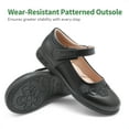 thumbnail image 2 of DREAM PAIRS Girls School Uniform Dress Shoes Mary Jane Black Flats, 2 of 5