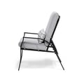 thumbnail image 6 of Greemotion Palma 6-Piece Two-Tone Metal Outdoor Reclining Armchairs in Gray, 6 of 8