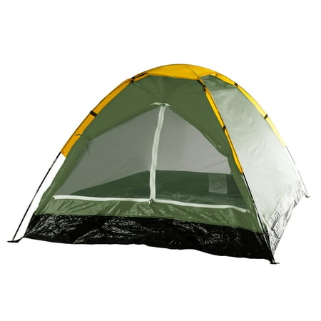 Desert Camping Gear (2-Person Tent, Dome Tents for Camping with Carry Bag by Wakeman Outdoors (Camping Gear for Hiking, Backpacking, and)