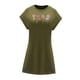 thumbnail image 2 of Vestido de verano para mujer, vestido moderno con cuello redondo para viajes, trabajo, viajes, compras, mujer S, 2 of 7
