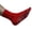 Red, variant on Cmfcve Women's Warm Non-Slip Socks Cotton Silicone Grips On Sole Ankle Socks for Indoor Home Wear 2 Packs