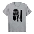 thumbnail image 5 of Pretty Flag Heart 1776 2026 July 4th 250th Birthday Womens T-Shirt,Grey, 5 of 5