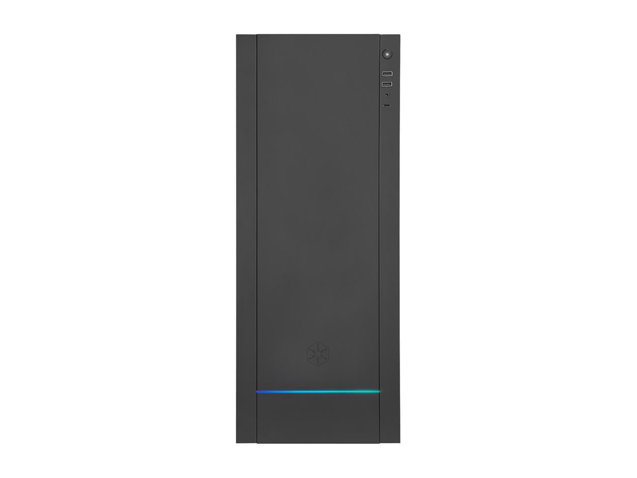 SilverStone ALTA F1 SST-ALF1B-G Black Aluminuml / Steel / Tempered Glass ATX Mid Tower Computer Case