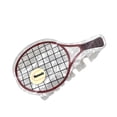 thumbnail image 4 of Creative Tennis Racket Hair Clip NonSlip Grip Sports Theme Hair Accessory For Women Girls Daily Use, 4 of 8