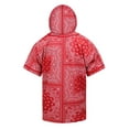 thumbnail image 2 of Victorious Men's Two Tone Hoodie Baseball Jersey BJ64 - Red - Medium, 2 of 2