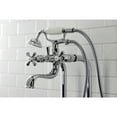 thumbnail image 4 of Kingston Brass CCK226K1 Kingston Freestanding Clawfoot Tub Faucet Package with Supply Line, Polished Chrome, 4 of 7