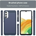 thumbnail image 2 of for Samsung Galaxy A34 5G case, Galaxy A34 Phone case with HD Screen Protector, Fashion Shock-Absorption Flexible TPU Bumper Soft Rubber Protective Phone Case Cove for Samsung Galaxy A34 5G, Navy Blue, 2 of 16