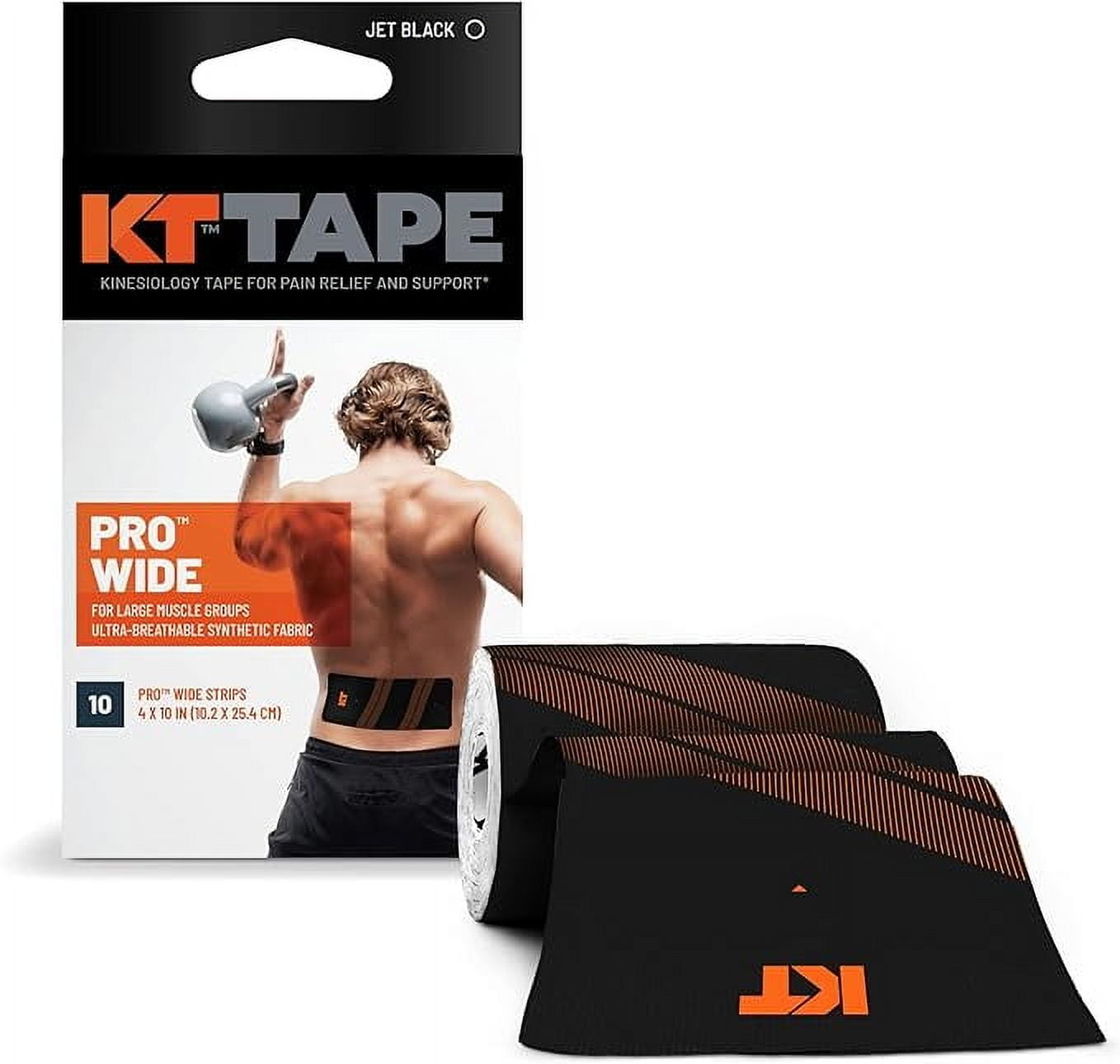 KT Tape Original Cotton Elastic Kinesiology Therapeutic Tape 83 Precut 18 Inch Edema Strips - Beige