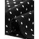 thumbnail image 5 of INSPIRAR CHIC Blusas de Manga Corta con Cuello Peter Pan en Contraste de Lunares S Gris Negro, 5 of 6