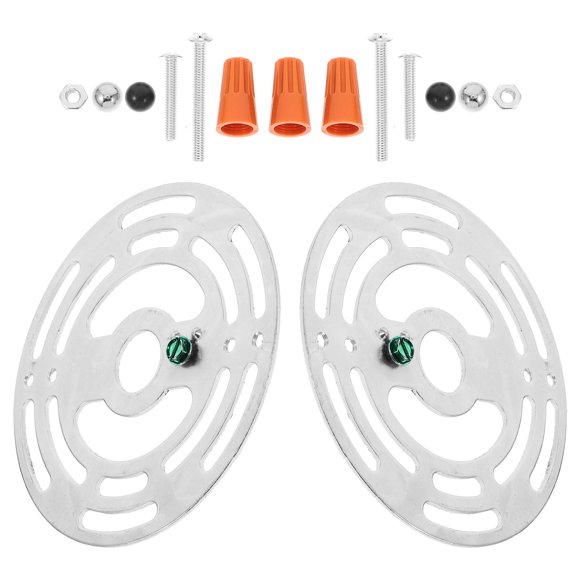 NUOLUX 1Jgo Accesorio Para Fijación De Luces De Pared Y En Hierro Resistente Color Plata Con