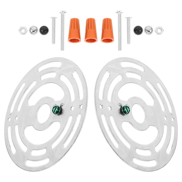 NUOLUX 1Jgo Accesorio Para Fijación De Luces De Pared Y En Hierro Resistente Color Plata Con