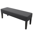 thumbnail image 2 of Rectangle Bench Covers Removable Dining Chair Cover Soft Fit Universal Stretch Bench Chair Slipcovers, Anti-Dust Washable Jacquard Seat Protector for Bedroom Living Room Kitchen, 2 of 7
