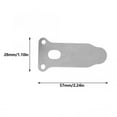 thumbnail image 4 of 5Pcs Valve Plates Tongue Shape Air Compressor Air Pump Head Valve Plate for Oil Free Piston Machine Air Compressor Valve Plate, 4 of 8