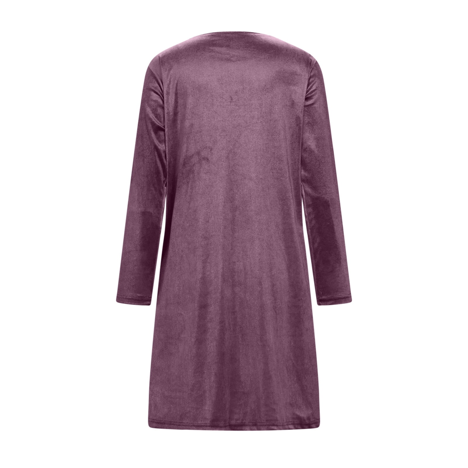 OSFVNOXV Retro Velvet Dress for Petite Women Long Sleeve Mini Length Wedding Guest Dress,Luxury Gifts for Girlfriend