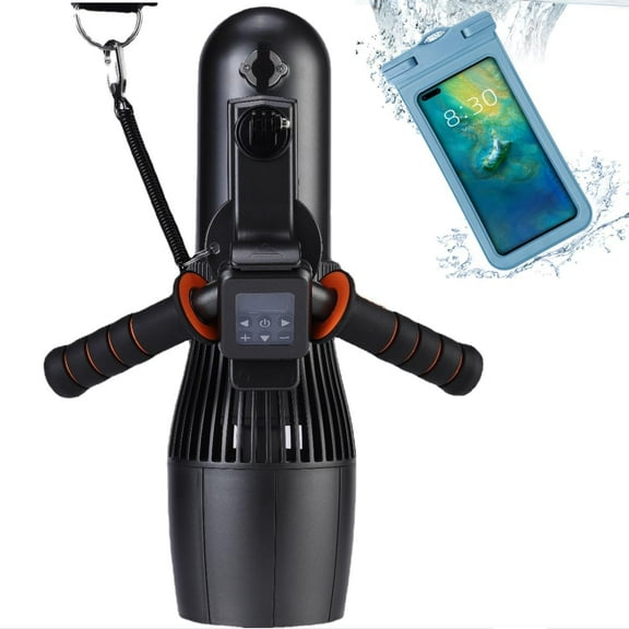 Underwater Scooter 500W RC Sup Motor 10-Speed Switch, 40M Depth Swimming Pool Sea Scooter for Jet Surfboard, 30M Waterproof Bag