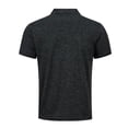 thumbnail image 3 of Camiseta deportiva de manga corta con cuello para hombre: diseño liso, poliéster-spandex, prenda informal para la playa, estampado a rayas, tallas S-XXXL, 3 of 7