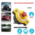 thumbnail image 4 of tredstone Interrupteur de Batterie de Disjoncteur CC 12V - 48V Interrupteur Rotatif avec Réinitialisation Manuelle Facile à Installer Durable 25A, 4 of 6
