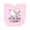 AD-Pink, variant on Inktastic Its My First Easter Baby Lamb Newborn Bib