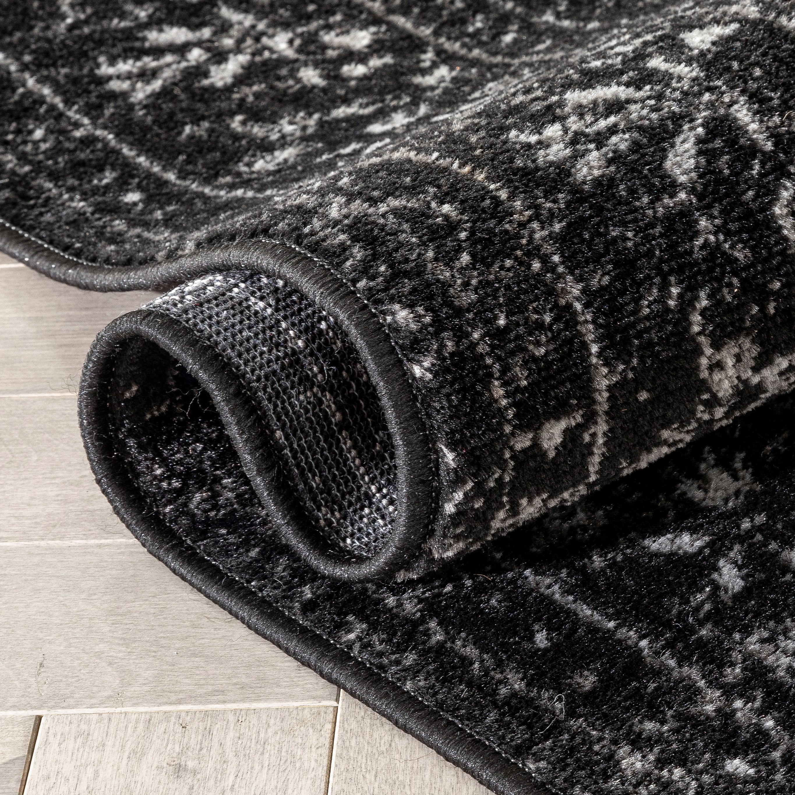 Well Woven Zazzle Argos Vintage Oriental Black 3'11" x 5'3" Area Rug