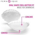 thumbnail image 5 of Silicone Bra Pads Inserts Cups - Waterproof Perforated Breast Padding For Bathing Suit & Swimming A-b Cup, 5 of 5