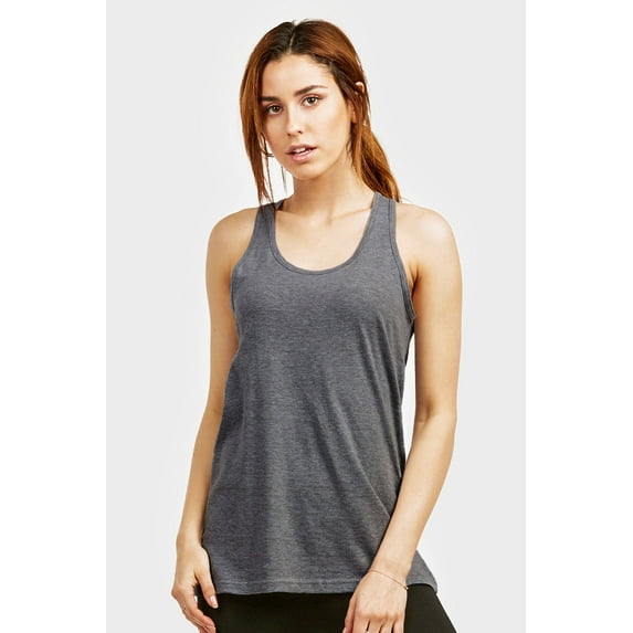 Cottonbell Women's Loose Fit Jersey Workout Sports Active Flowy Tank Tops