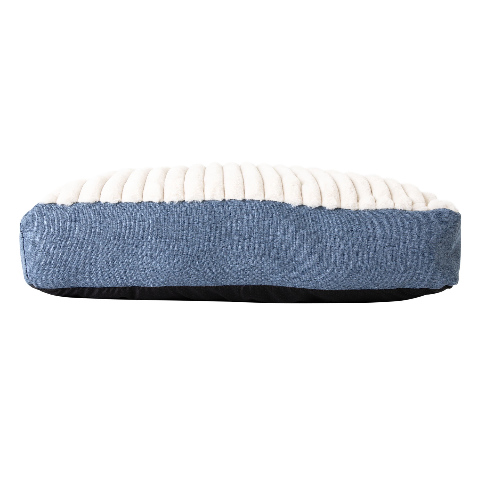Petmate Square Mattress Dog Bed, Cat Bed, 30 x 30 Inches, Removable Machine Washable Cover, Ribbed Sleep Surface, Assorted