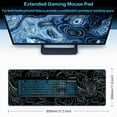 thumbnail image 2 of Gaming Mouse Pad, Topographic Contour Mouse Pad 31.5x11.8inch Large Extended Computer Mouse Mat Keyboard Full Desk Mousepad for Gaming, Office, Home, 2 of 6