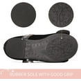 thumbnail image 3 of Kushyshoo Girl's Silk Black Flats Soft Mary Jane Dress Party Shoes Non-Slip 10M, 3 of 8