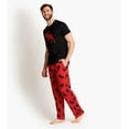 thumbnail image 4 of Little Blue House Men's Jersey Pajama Pants, Buffalo Plaid, Large, 4 of 6