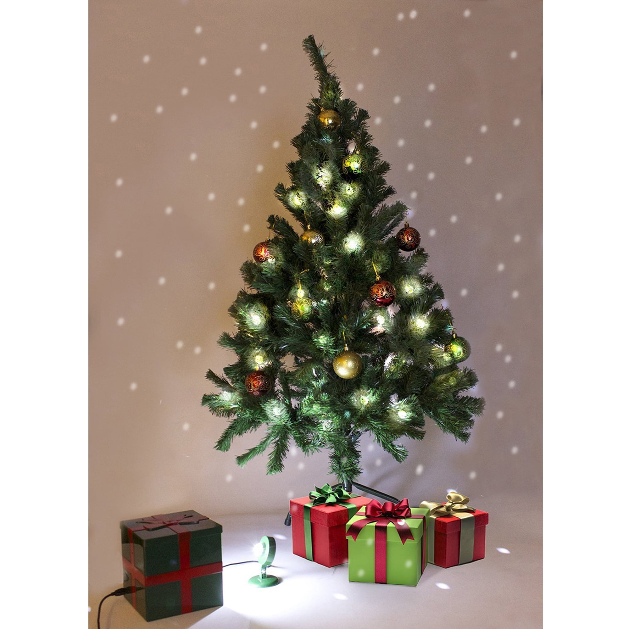 Magical Falling Snow Christmas Tree "Light Flurries" Projector
