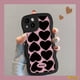 thumbnail image 1 of Funda Redmi 12C 10A 10 9 A1 10C A1 + 9T 9A 9C NFC Note 11 8 9 11s 10 9s 10s 10 Pro Max Mi 11T POCO M3 X3 Ins Love Heart Chessboard Diamond Grid Suave Cubierta De Borde Ondulado, 1 of 4