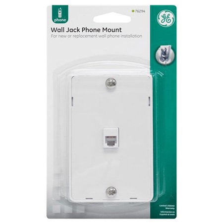 GE 76294 Wall Jack Phone Mount