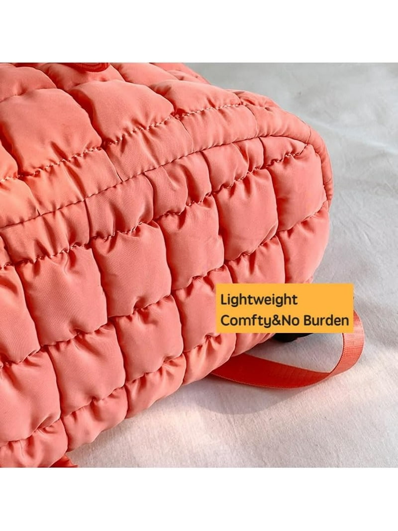 Quilted Puffer Flap Drawstring Backpack Purse for Women, Lightweight Casual Amazon.com | XSUIOY Quilted Backpack Purse for Women Small  main image 4
