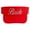 Red, variant on Bride Silver Heat Transfer Brushed Cotton Sunvisor - Pink OSFM