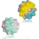 thumbnail image 1 of 2 Pcs Pop Stress Balls Fidget Toys, 3d Silicone Squeeze Bubbles Balls, Stress Relief Sensory Fidget Toys Gift Prizes For Kids Adults Party Favorsb, 1 of 5