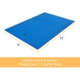 thumbnail image 7 of Water Floating Mat 12x6 Foam Lake Floats Floating Foam Pad Lily Pad for Water Recreation and Relaxing  Mat (Blue), 7 of 7