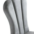 thumbnail image 6 of Furniture of America Seabliss Glam Solid Wood Indoor Dining Chairs, Silver (Set of 2), 6 of 14