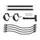 thumbnail image 5 of Kit de Barra de Pilates Portátil, Entrenador de Ejercicio para Fitness, Entrenamiento de Cuerpo Completo, Hombres, 5 of 9