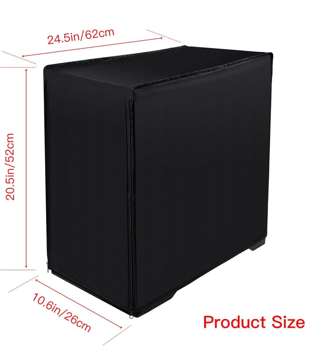 PC Computer CPU Dust Cover, Mid-Tower Case Protector, Host Dust Waterproof Cover, Desktop CPU Accessories
