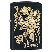 Zippo Joker Black Matte Pocket Lighter