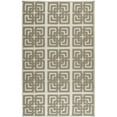thumbnail image 4 of SAFAVIEH Martha Stewart Vermont Geometric Squares Wool Area Rug, Ivory/Brown, 8' x 10', 4 of 5