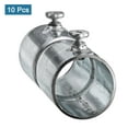 thumbnail image 3 of Uxcell EMT Coupling, 20mm(13/16") Set Screw Coupling 58mm Conduit Fitting 1mm Thick 10 Pack, 3 of 5