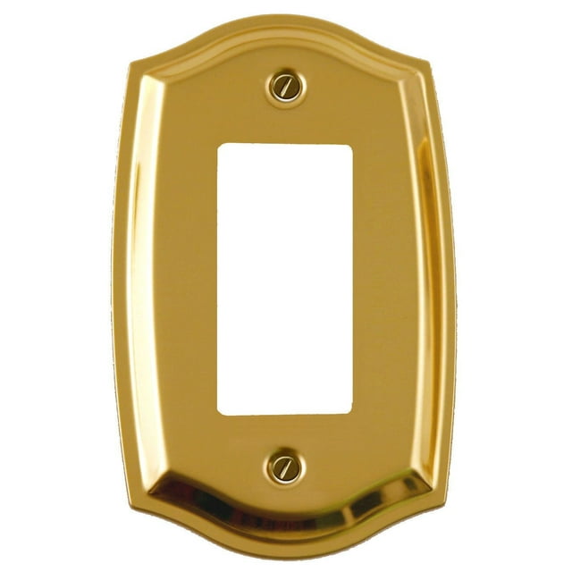 Atron Electro Industries Colonial Brass Rocker Wall Plate