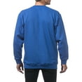 thumbnail image 2 of Pro Club Men's Heavyweight Crew Neck Fleece Pullover Sweater - Royal Blue - XXL, 2 of 4