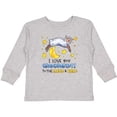 thumbnail image 3 of Inktastic I Love My Grandparents to the Moon and Back Cute Sheep Boys or Girls Long Sleeve Toddler T-Shirt, 3 of 5