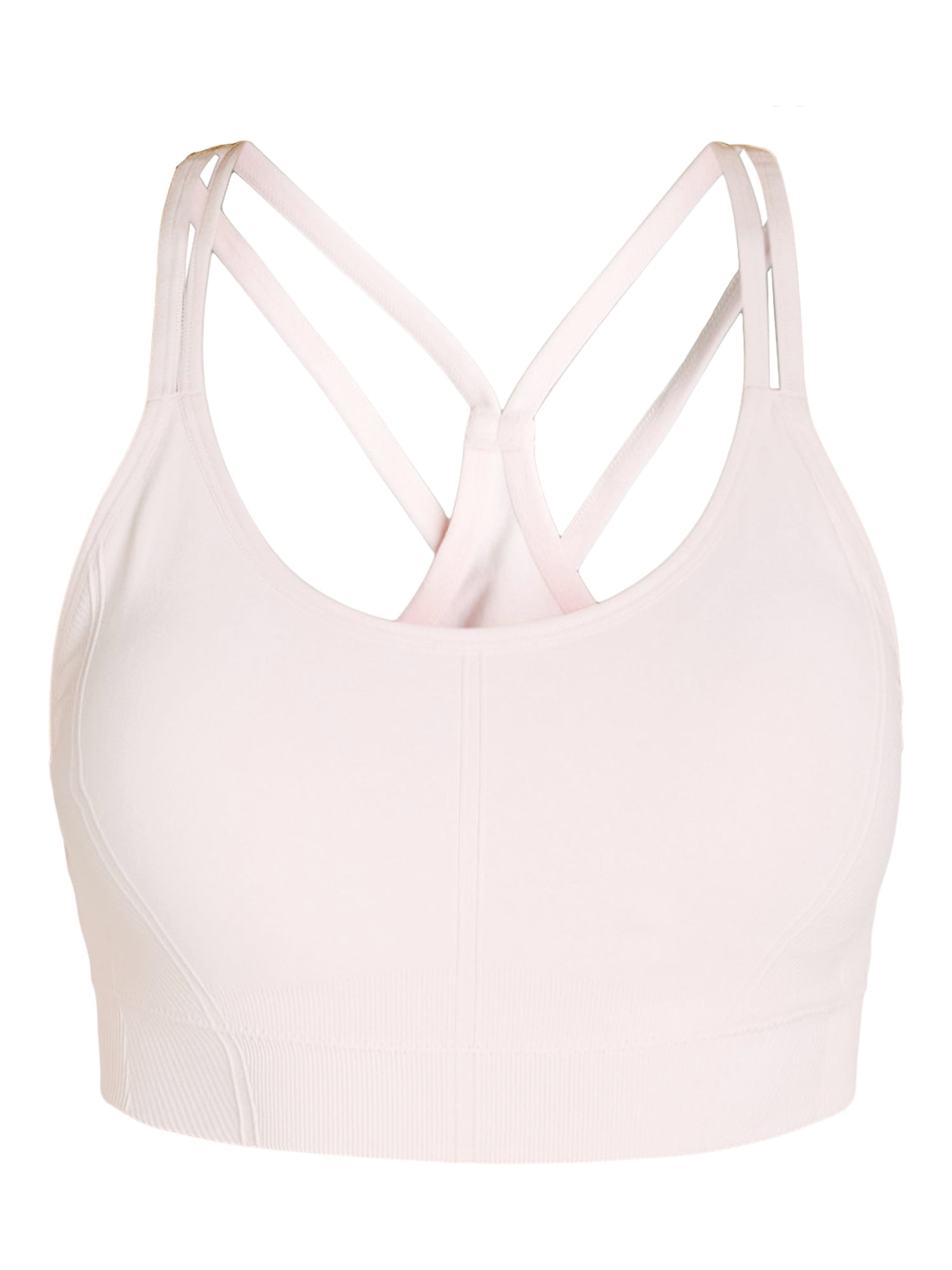 Avia Women's Low Impact Strappy Keyhole Sports Bra, 2-Pack, Sizes S-XXXL
